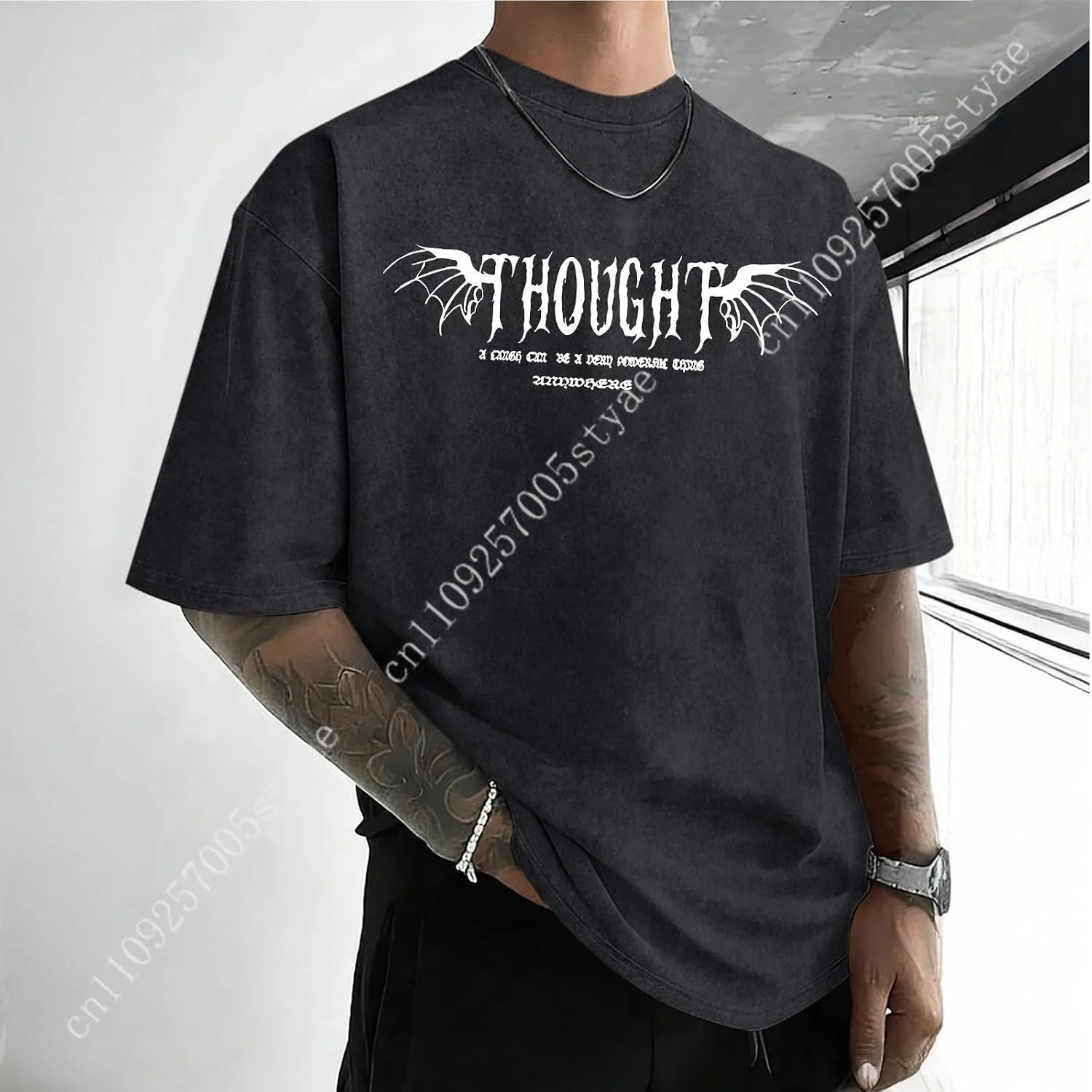 남성용 워싱 티셔츠, 오버사이즈 빈티지 그래픽 티셔츠, - Acid Wash Vintage Graphic T Shirt 리뷰 및 가격